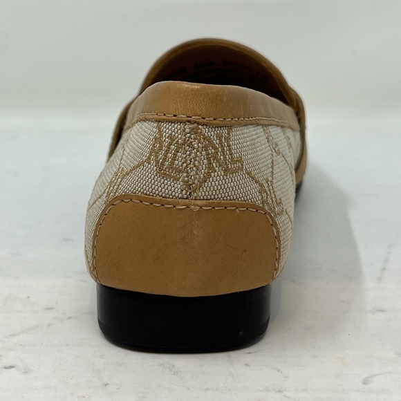 Ralph Lauren Camel Signature Fabric With Oiled C Bree Beige Women's 7B VTG NEW - Picture 6 of 16